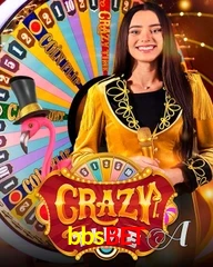 Crazy Time live game no bbsbet cassino com entretenimento ao vivo para jogadores do Brasil